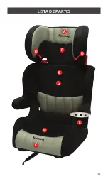 Предварительный просмотр 46 страницы Harmony Folding Travel Booster Car Seat Instruction Manual