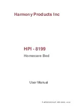 Предварительный просмотр 1 страницы Harmony HPI-8199 User Manual