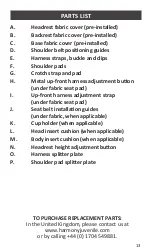 Preview for 13 page of Harmony Optyma Harnessed Instruction Manual