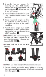 Preview for 24 page of Harmony Optyma Harnessed Instruction Manual