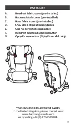 Предварительный просмотр 13 страницы Harmony OPTYMA Instruction Manual