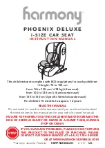 Harmony Phoenix Deluxe Instruction Manual preview