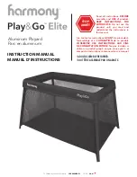 Предварительный просмотр 1 страницы Harmony Play & Go Elite Instruction Manual