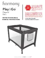 Предварительный просмотр 1 страницы Harmony Play & Go Instruction Manual