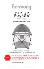 Harmony Play&Go POP-UP Instruction Manual preview