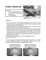 Preview for 3 page of Harmony SlideTrax 8023061 Installation Instructions