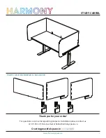 Preview for 1 page of Harmony STUDY CARREL Manual