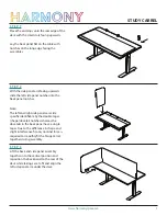 Preview for 2 page of Harmony STUDY CARREL Manual