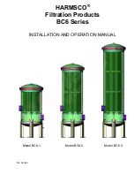 HARMSCO BC6-1 Installation And Operation Manual предпросмотр