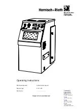 Harnisch+Rieth D-G 16 S2 Operating Instructions Manual preview