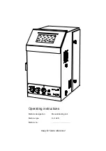 Предварительный просмотр 1 страницы Harnisch+Rieth D-H 22 S Operating Instructions Manual