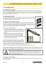 Предварительный просмотр 3 страницы Harol TC110 Assembly Instructions Manual