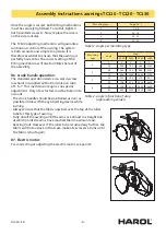 Предварительный просмотр 5 страницы Harol TC110 Assembly Instructions Manual