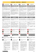 Предварительный просмотр 2 страницы Harol VZ080-ZIP Mounting Instruction