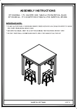 Preview for 1 page of Harper & Bright Designs WF189430BAA Assembly Instructions