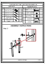 Preview for 3 page of Harper & Bright Designs WF189430BAA Assembly Instructions