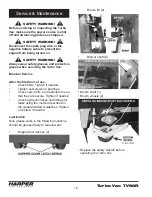 Предварительный просмотр 18 страницы Harper 14A01 Operator'S & Parts Manual