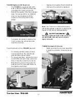 Предварительный просмотр 19 страницы Harper 14A01 Operator'S & Parts Manual