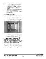 Preview for 21 page of Harper 14A01 Operator'S & Parts Manual