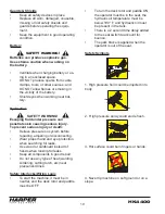 Preview for 12 page of Harper 301012 Operator'S Manual