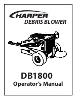 Preview for 1 page of Harper DB1800 Operator'S Manual