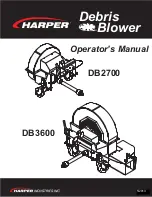 Harper Debris DB2700 Operator'S Manual preview