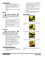 Preview for 12 page of Harper HAWK HK 4200 Operator'S Manual