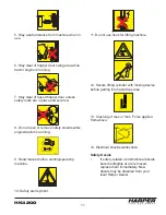 Preview for 13 page of Harper HAWK HK 4200 Operator'S Manual