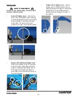 Preview for 15 page of Harper HAWK HK 4200 Operator'S Manual