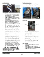 Preview for 22 page of Harper HAWK HK 4200 Operator'S Manual