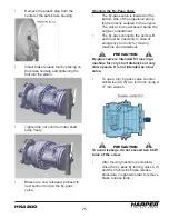 Preview for 27 page of Harper HAWK HK 4200 Operator'S Manual