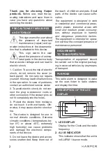 Preview for 2 page of Harper HCLK-1006 User Manual