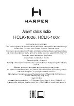 Preview for 7 page of Harper HCLK-1006 User Manual