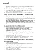 Preview for 8 page of Harper HCM 702 Instruction Manual