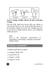 Preview for 6 page of Harper PB-10005 Instruction Manual