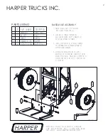 Preview for 2 page of Harper PGC NYLON HAND TRUCK Series Instructions