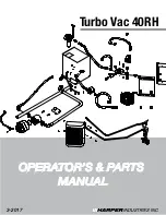 Harper Turbo Vac 40RH Operator'S & Parts Manual preview