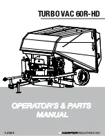 Preview for 1 page of Harper TURBO VAC 60R-HD Operator'S & Parts Manual