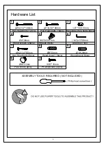 Preview for 4 page of Harper&Bright Designs DAY BED WITH 2 DRAWER WF192860 Assembly Instructions Manual