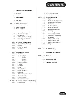 Preview for 3 page of Harrier 485V Owner'S Handbook Manual