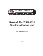 Harrington Signal Network Plus HS-3030 Installation Manual preview