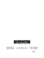 Предварительный просмотр 52 страницы Harrington CF005 Owner'S Manual