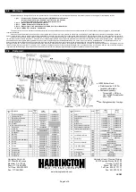 Preview for 2 page of Harrington LX MINI PULLER Owner'S Manual