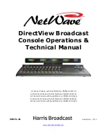 Предварительный просмотр 1 страницы Harris Broadcast NetWave PRE99-1600D-08 Operation And Technical Manual