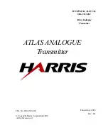 Preview for 1 page of Harris ATLAS ANALOGUE Manual