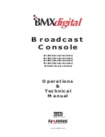 Preview for 1 page of Harris BMXDIGITAL 99-1200-0 Operation & Technical Manual