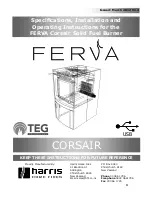 Harris FERVA CORSAIR Installation And Operating Instructions Manual preview