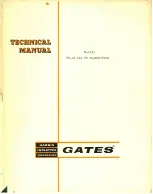 Harris GATES M-6573 Technical Manual preview