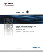 Harris HMX6801+B2/C2 Operation Manual preview