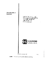 Предварительный просмотр 269 страницы Harris HT 30CD Technical Manual